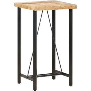 vidaXL Mango Wood Bar Table - Industrial Style - 60x60x107 cm vidaXL Mango Wood Bar Table - Industrial Style - 60x60x107 cm