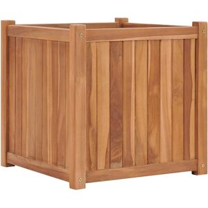 vidaXL Raised Bed 50x50x50 cm Solid Teak Wood - Raised Bed vidaXL Raised Bed 50x50x50 cm Solid Teak Wood - Raised Bed