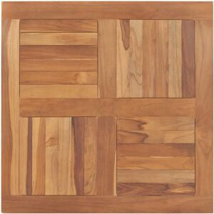 Maisonchic Teak Square Tabletop 80x80cm - Tabletop Maisonchic Teak Square Tabletop 80x80cm - Tabletop