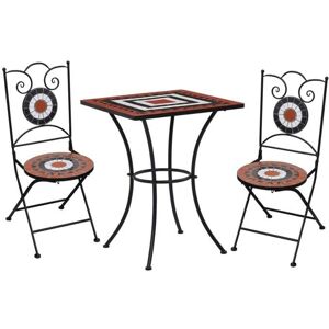 vidaXL Bistro Set (27941) - rot#Weiß (279415) vidaXL Bistro Set (27941) - rot#Weiß (279415)