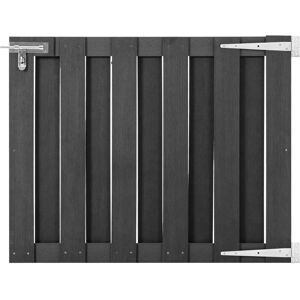 vidaXL Garden Gate WPC 100x80cm Grey Entrance Driveway Bonanza Fence Door vidaXL Garden Gate WPC 100x80cm Grey Entrance Driveway Bonanza Fence Door