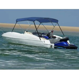 vidaXL Bimini à 3 Arches Bleu - Housse et pare-soleil bateau - Publicité vidaXL Bimini à 3 Arches Bleu - Housse et pare-soleil bateau - Publicité
