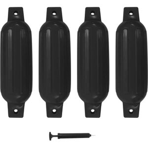 vidaXL Bumper til Båd 4 stk Sort 41x11,5 cm PVC - Bumper vidaXL Bumper til Båd 4 stk Sort 41x11,5 cm PVC - Bumper