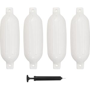 vidaXL Boat Fenders 4 pcs White - Boat Fenders vidaXL Boat Fenders 4 pcs White - Boat Fenders