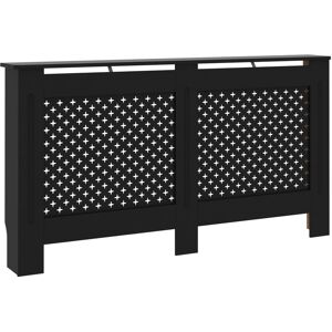 vidaXL Radiator Cover Black MDF - Modern Decor & Shelf vidaXL Radiator Cover Black MDF - Modern Decor & Shelf