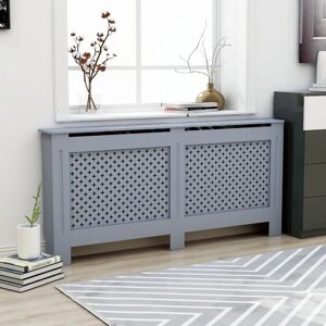 vidaXL Radiator Cover Anthracite MDF Grill Cabinet Heater Shelf Heating Unit - Radiator Cover vidaXL Radiator Cover Anthracite MDF Grill Cabinet Heater Shelf Heating Unit - Radiator Cover