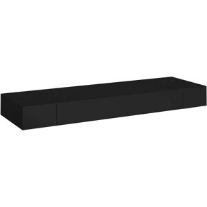 vidaXL Floating Wall Shelf with Drawer - Wall Mounted Storage vidaXL Floating Wall Shelf with Drawer - Wall Mounted Storage