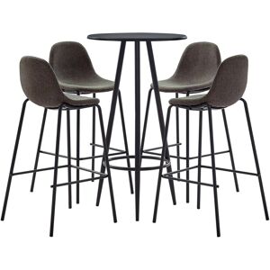 Maisonchic Modèle - Ensemble de Bar Moderne, Gris - Mobilier de Bar Maisonchic Modèle - Ensemble de Bar Moderne, Gris - Mobilier de Bar