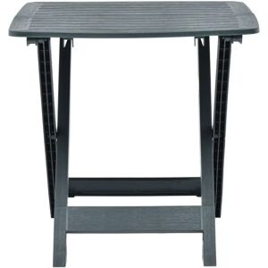 vidaXL Garden Table Foldable Green Plastic - garden tables vidaXL Garden Table Foldable Green Plastic - garden tables