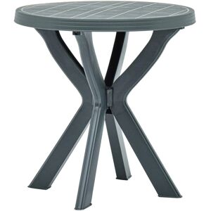 vidaXL Green Ø70 cm Plastic Bistro Table - Bistro Table vidaXL Green Ø70 cm Plastic Bistro Table - Bistro Table