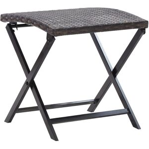 vidaXL Folding Stool - Stool - Brown vidaXL Folding Stool - Stool - Brown