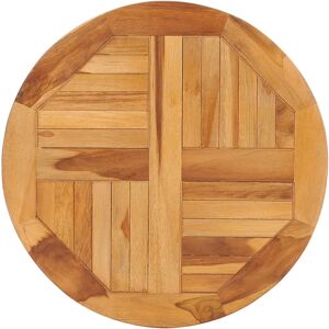 vidaXL Solid Teak Wood Rotating Table Disk - Table Type vidaXL Solid Teak Wood Rotating Table Disk - Table Type