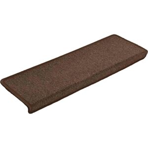vidaXL Brown Carpet Stair Treads - Stair Treads - 15 pcs, 65x21x4 cm vidaXL Brown Carpet Stair Treads - Stair Treads - 15 pcs, 65x21x4 cm