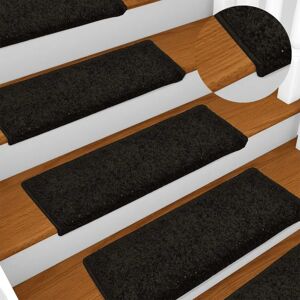 vidaXL Carpet Stair Treads - Non-slip, Protects, 100% PP, 15 pcs vidaXL Carpet Stair Treads - Non-slip, Protects, 100% PP, 15 pcs