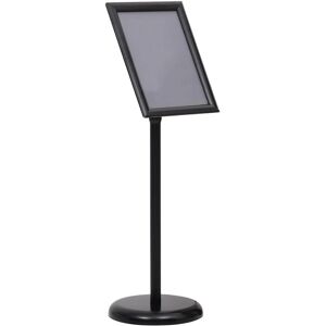 vidaXL A4 Posterstand Zwart Aluminiumlegering - Posterstandaard vidaXL A4 Posterstand Zwart Aluminiumlegering - Posterstandaard