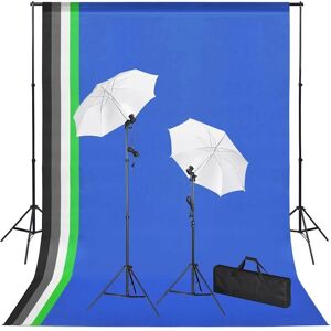 VIDAXL Fotostudio-Set mit Hintergründen & Beleuchtung VIDAXL Fotostudio-Set mit Hintergründen & Beleuchtung