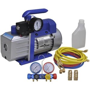 vidaXL Pompe à vide Modèle avec Manomètre et Distributeur 4 Voies - Pompe à vide vidaXL Pompe à vide Modèle avec Manomètre et Distributeur 4 Voies - Pompe à vide