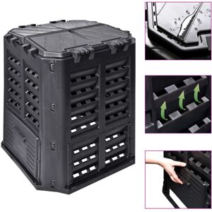 vidaXL Garden Composter - 68.9x68.9x83.9 cm - 360 L - Garden Composter vidaXL Garden Composter - 68.9x68.9x83.9 cm - 360 L - Garden Composter