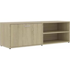 vidaXL Sonoma Oak TV Cabinet - 120x34x37 cm - Media Storage vidaXL Sonoma Oak TV Cabinet - 120x34x37 cm - Media Storage