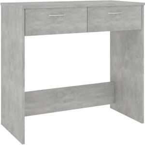 vidaXL Grey Concrete Desk 80x40x75 cm - Desk vidaXL Grey Concrete Desk 80x40x75 cm - Desk