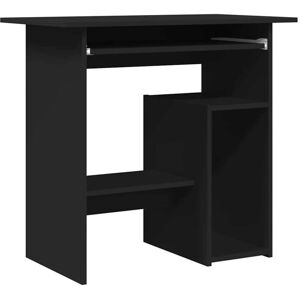 vidaXL Desk Black 80x45x74 cm Engineered Wood - Desk vidaXL Desk Black 80x45x74 cm Engineered Wood - Desk