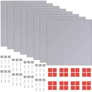 vidaXL Rahmenlose Spiegeltäfelchen - 16 Stück, 20,5 cm - Silber vidaXL Rahmenlose Spiegeltäfelchen - 16 Stück, 20,5 cm - Silber