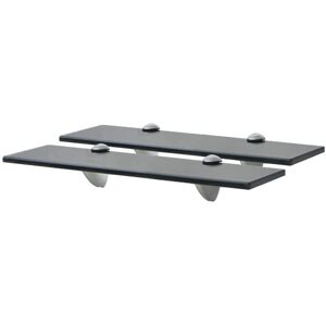 vidaXL Floating Shelves 40x10 cm Black - Floating Shelves vidaXL Floating Shelves 40x10 cm Black - Floating Shelves
