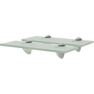 vidaXL Flytende Hyller 2 stk Glass 30x20 cm 8 mm - Floating Shelves vidaXL Flytende Hyller 2 stk Glass 30x20 cm 8 mm - Floating Shelves
