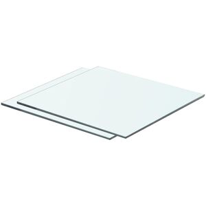 vidaXL Shelves 2 pcs Panel Glass Clear 40x30 cm - Shelves vidaXL Shelves 2 pcs Panel Glass Clear 40x30 cm - Shelves