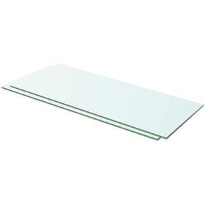 vidaXL Shelves 2 pcs Panel Glass Clear 60x20 cm - Shelf vidaXL Shelves 2 pcs Panel Glass Clear 60x20 cm - Shelf