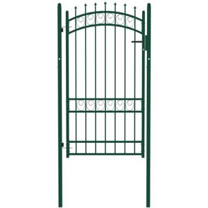 vidaXL Stål haveport med spidser 100x175 cm - Havehegn vidaXL Stål haveport med spidser 100x175 cm - Havehegn