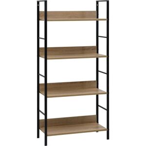 vidaXL 4-Layer Book Shelf Oak - Book Shelf vidaXL 4-Layer Book Shelf Oak - Book Shelf