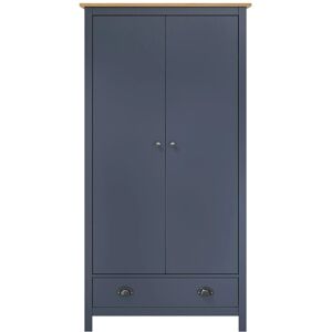 vidaXL 89x50x170 cm Solid Pine Wardrobe - Wardrobe vidaXL 89x50x170 cm Solid Pine Wardrobe - Wardrobe
