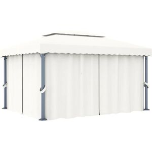 vidaXL Pavilion with Curtain - 4x3 m - Garden Gazebo vidaXL Pavilion with Curtain - 4x3 m - Garden Gazebo