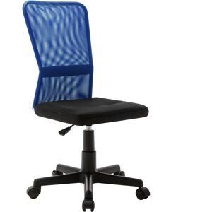 Silla de Oficina MaisonChic - Malla Azul/Negro - 44x52x100cm Silla de Oficina MaisonChic - Malla Azul/Negro - 44x52x100cm