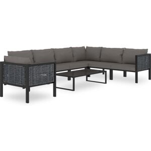 VidaXL Gartenset - Modulares Lounge-Set mit Kissen VidaXL Gartenset - Modulares Lounge-Set mit Kissen