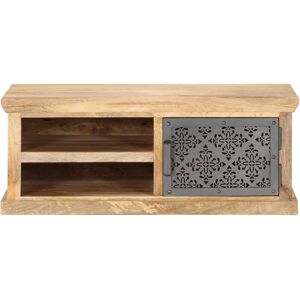 Vidaxl Mango Træ Sofabord - Rustik - 90x50x35cm Vidaxl Mango Træ Sofabord - Rustik - 90x50x35cm