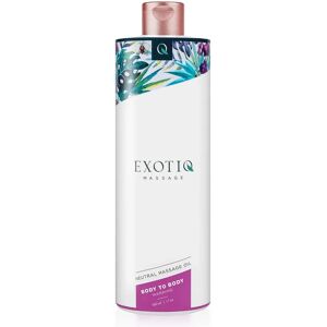Exotiq Brand Warming Body to Body Massage Oil - 500ml Exotiq Brand Warming Body to Body Massage Oil - 500ml