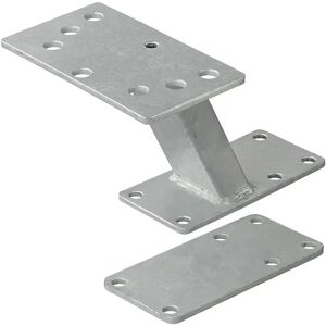 Pricenet Supporto ruota di scorta - Acciaio zincato - 23x16x17cm - 2,13kg - Per pneumatici da 8-16 pollici - Montaggio su telaio trailer Pricenet Supporto ruota di scorta - Acciaio zincato - 23x16x17cm - 2,13kg - Per pneumatici da 8-16 pollici - Montaggio su telaio trailer