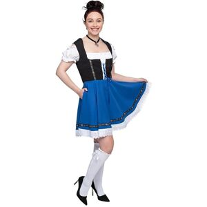 Hisab/Joker Blå Oktoberfest Dirndl - Kjole Hisab/Joker Blå Oktoberfest Dirndl - Kjole