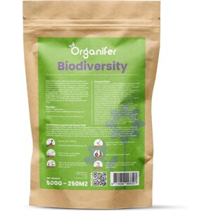 ORGANIFER Mélange de Fleurs Sauvages - Biodiversité - 62 variétés - 500g pour 250 m2 - Publicité ORGANIFER Mélange de Fleurs Sauvages - Biodiversité - 62 variétés - 500g pour 250 m2 - Publicité