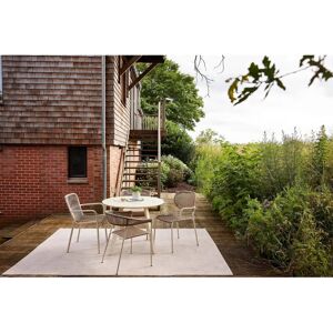 Tavolo rotondo da esterno beige Veba - Giardino, Alluminio, 100cm Ø Tavolo rotondo da esterno beige Veba - Giardino, Alluminio, 100cm Ø