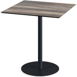 Tavolo Urban Essentials - 70x70 cm, Nero, Legno Tropicale Tavolo Urban Essentials - 70x70 cm, Nero, Legno Tropicale