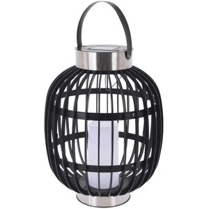 vidaXL ProGarden LED Solarlanterne med Lys Sort 35 cm vidaXL ProGarden LED Solarlanterne med Lys Sort 35 cm