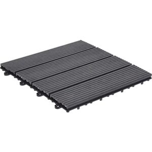 Carrelages de terrasse gris foncé ProGarden 30x30cm - Publicité Carrelages de terrasse gris foncé ProGarden 30x30cm - Publicité