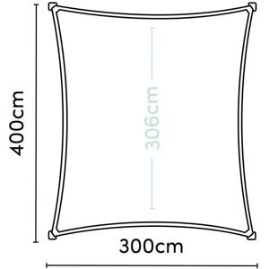 Platinum Coolfit rechteckig schwarze 400x300cm Schattenstoff Platinum Coolfit rechteckig schwarze 400x300cm Schattenstoff