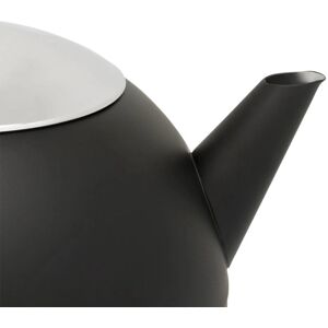 Bredemeijer Bella Ronde 1.2L Double Wall Teapot - Black & Chrome Bredemeijer Bella Ronde 1.2L Double Wall Teapot - Black & Chrome