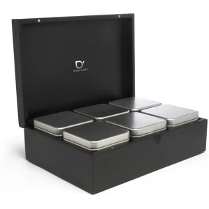 Bredemeijer 184009 Bamboe Theedoos met 6 blikjes Bredemeijer 184009 Bamboe Theedoos met 6 blikjes