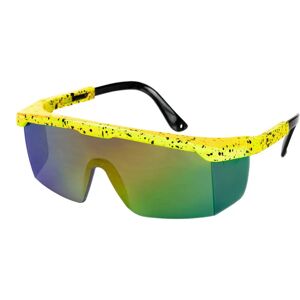 Wilbers & Wilbers 80s Neon Gele Zonnebril - 80s Stijl Accessoire Wilbers & Wilbers 80s Neon Gele Zonnebril - 80s Stijl Accessoire