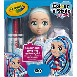 Crayola Sky Colour'n'Style Friends Puppe - Puppe Crayola Sky Colour'n'Style Friends Puppe - Puppe